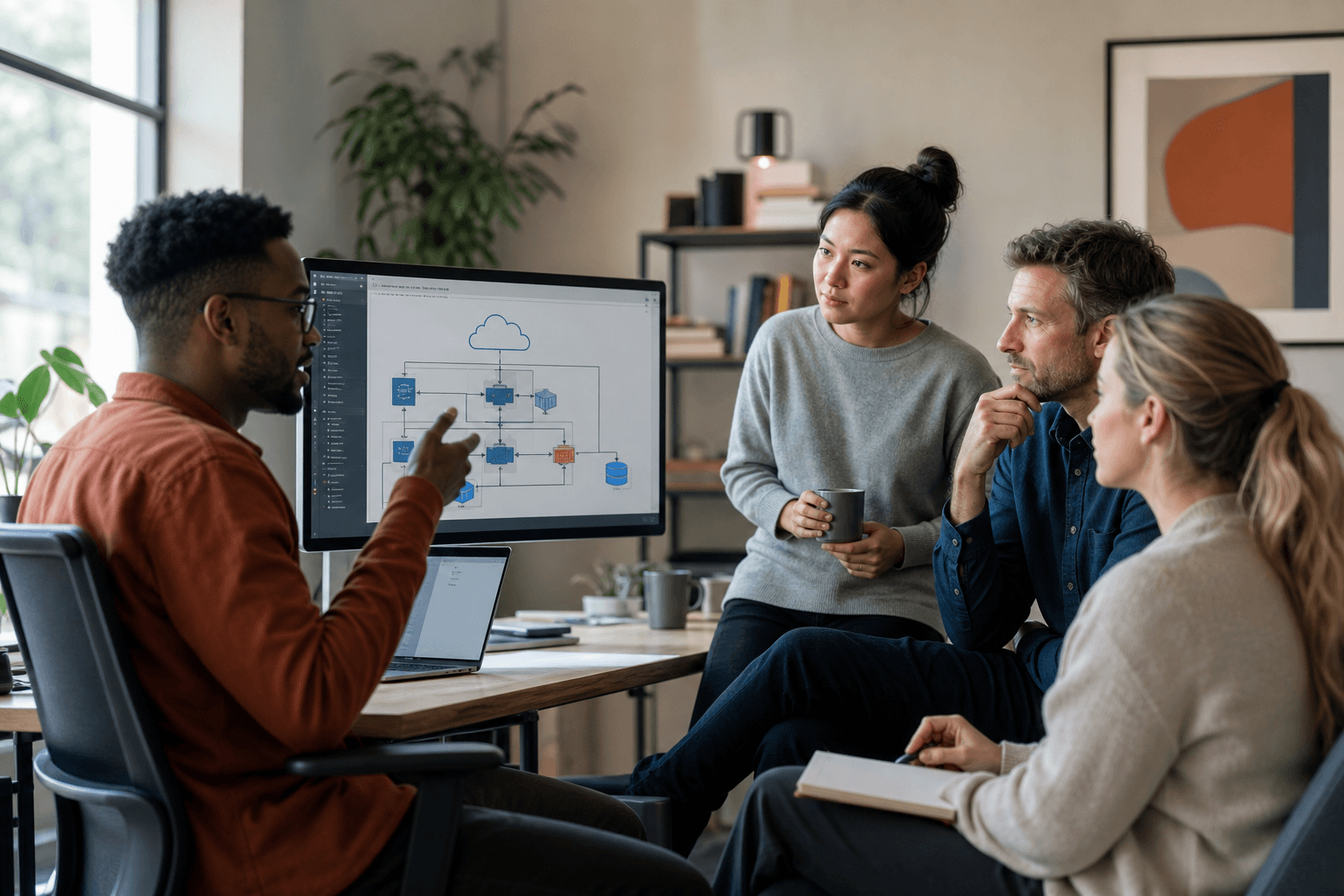 Software & SaaS team collaborating